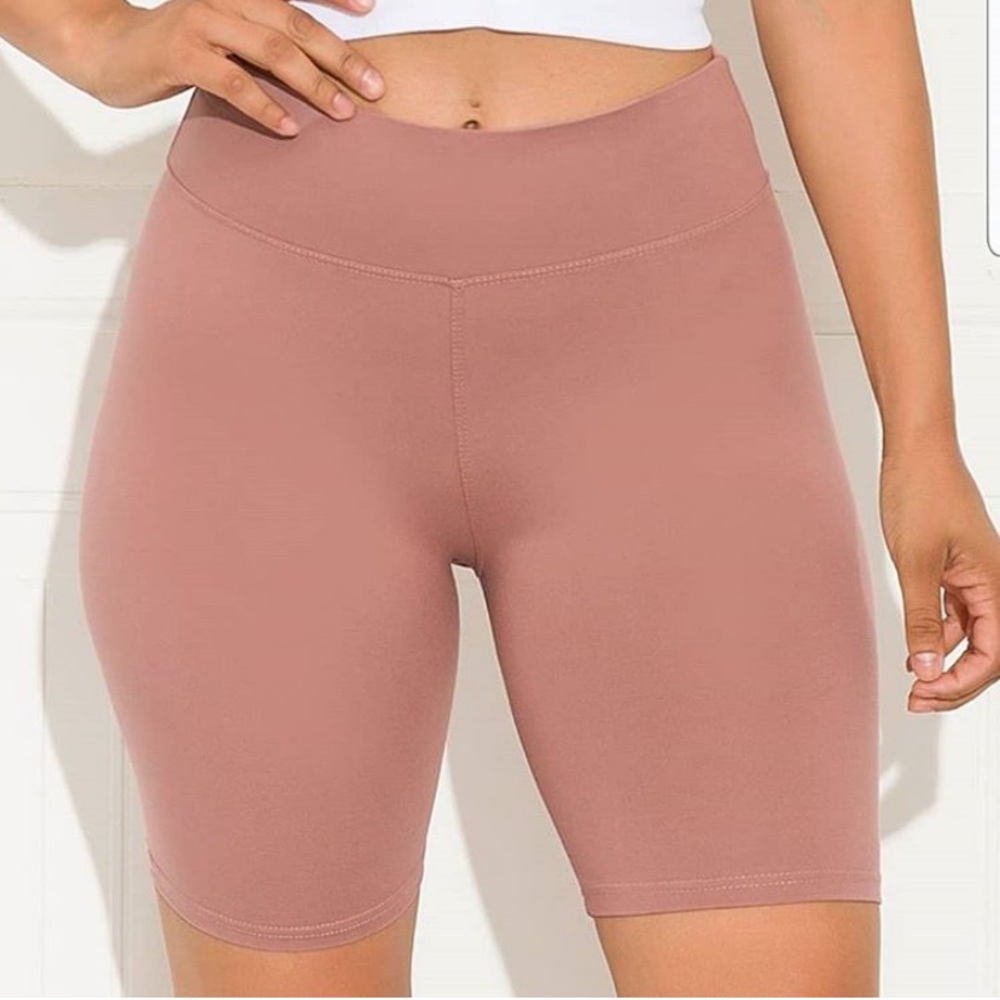 Mauve Biker Shorts